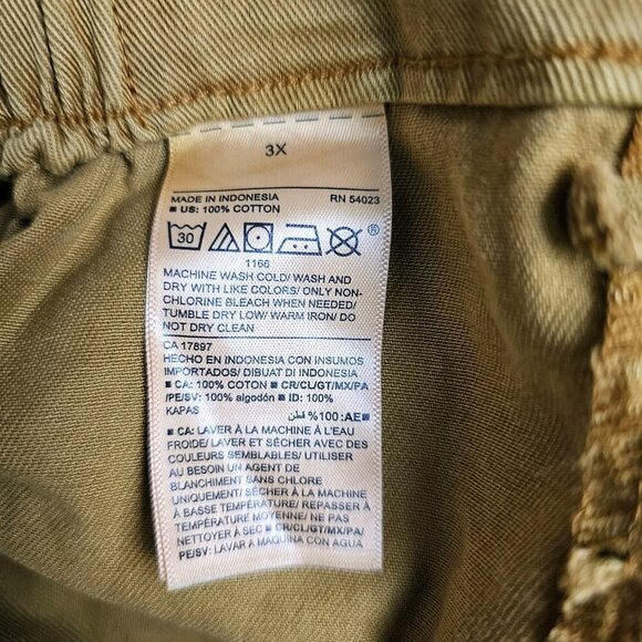 💎013 Old Navy High-Waisted Paper Bag Tie Waist Twill Shorts - Picture 7 of 13
